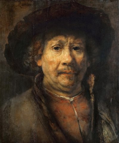 Self-portrait with Beret by Rembrandt van Rijn